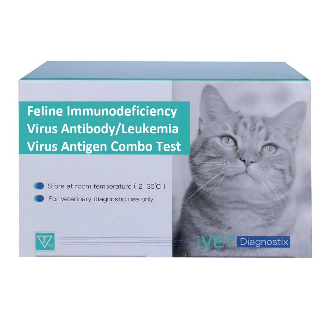 VD021 Feline Immunodeficiency Virus Antibody Leukemia Virus Antigen Combo 10 ...