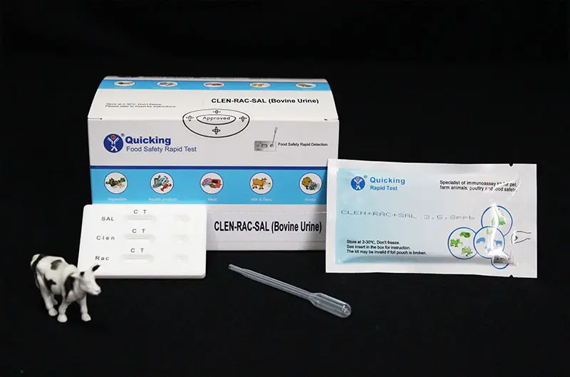 CLEN+RAC+SAL(Bovine Urine) Triple Rapid Test ( W81100-2-2 )