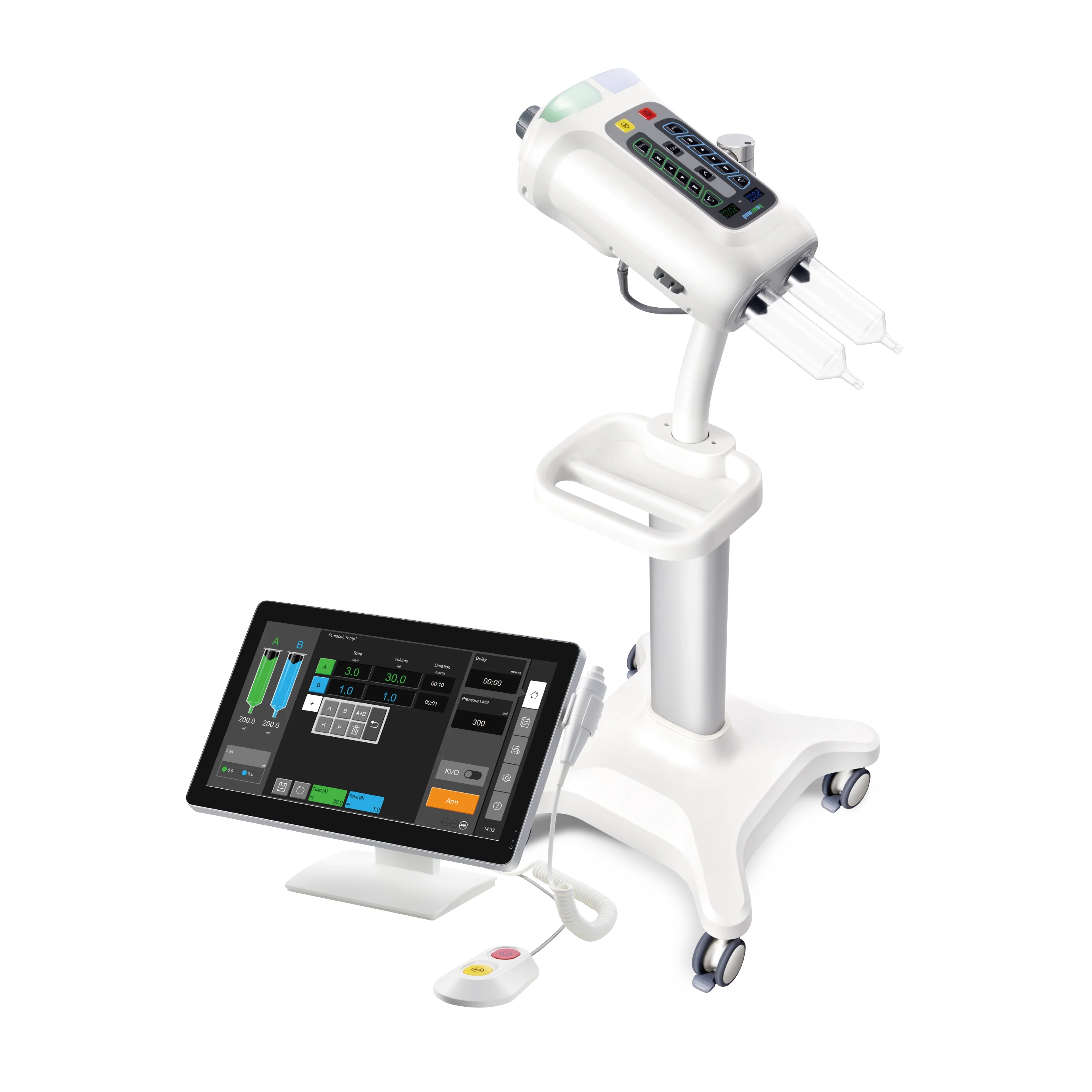 Syringe CT Contrast Media Injector