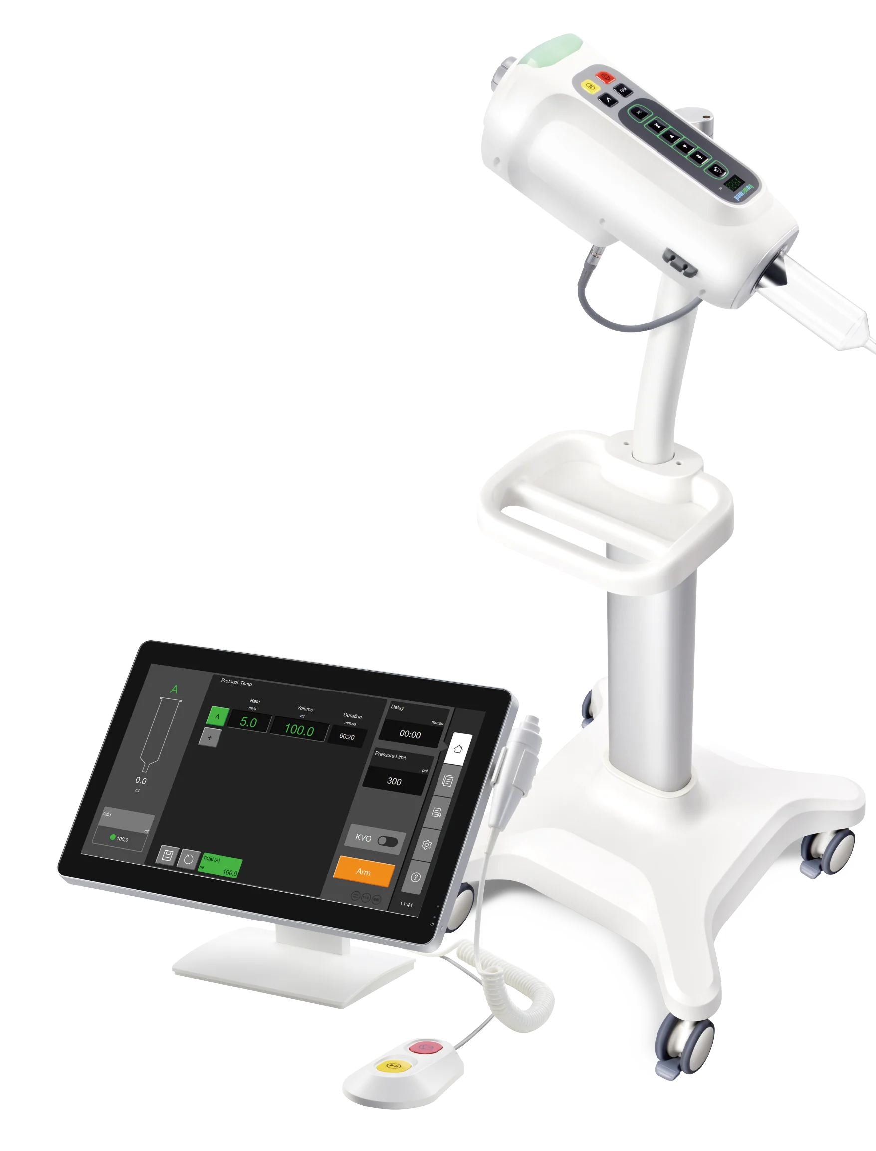 Syringe CT Contrast Media Injector