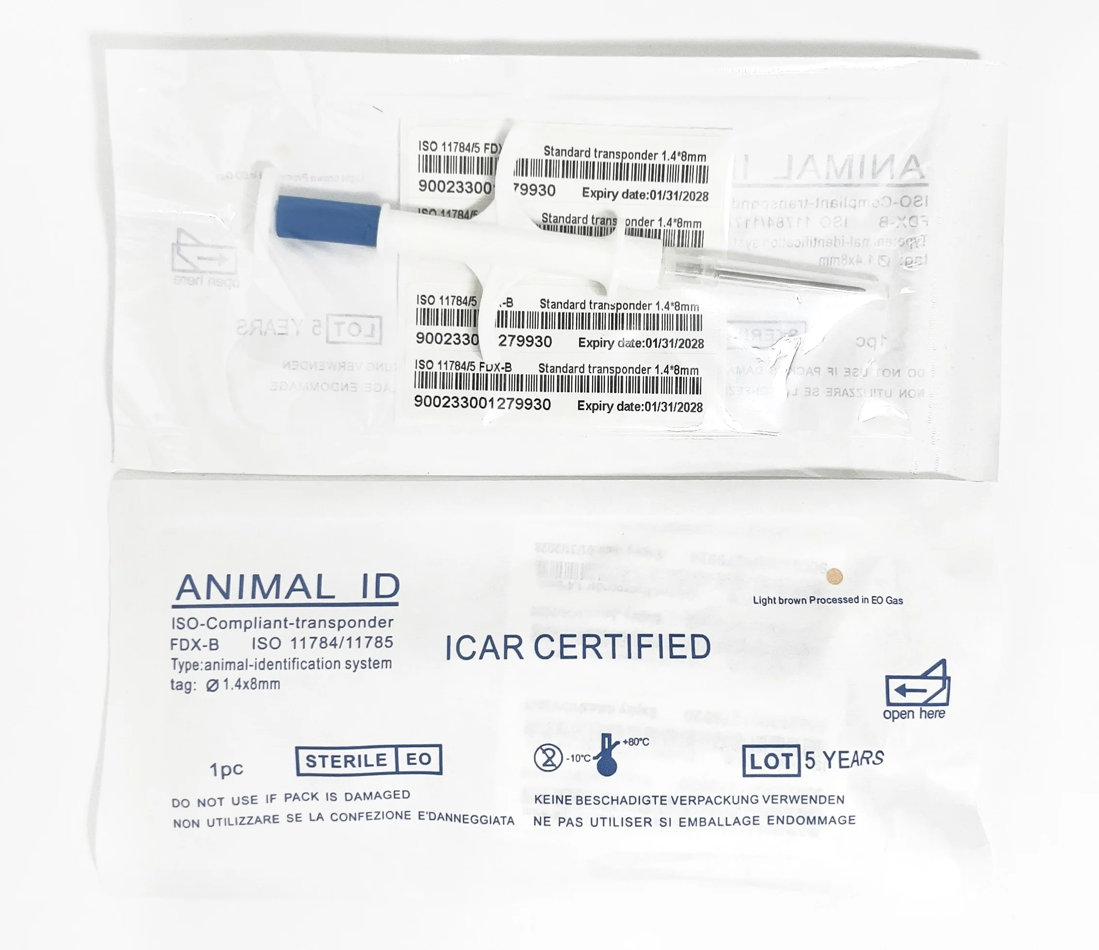 Pet ID Microship Syringe (80+ 20 for free)