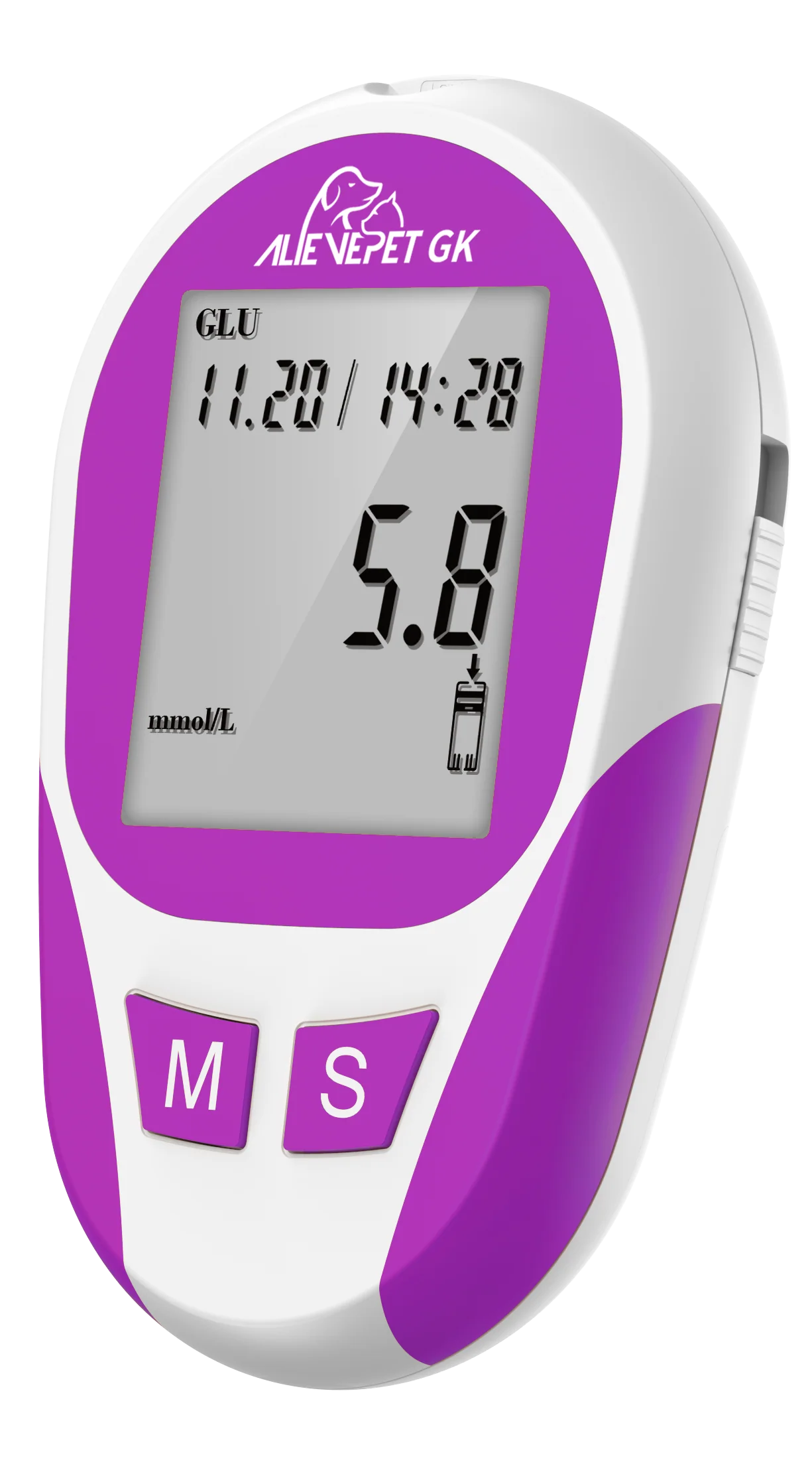 AlievePet Blood Glucose and β-KetoneTest Meter with Strips