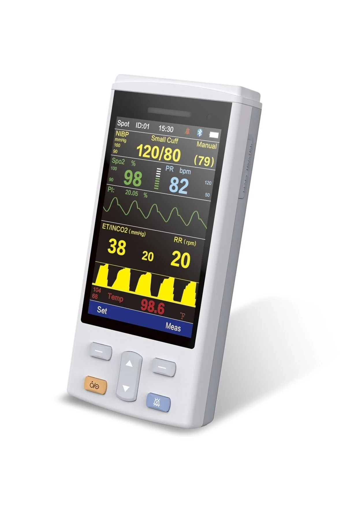 iPM-3  Portable Mini Monitor (SPO2 + NIBP + Mainstream + TEMP)