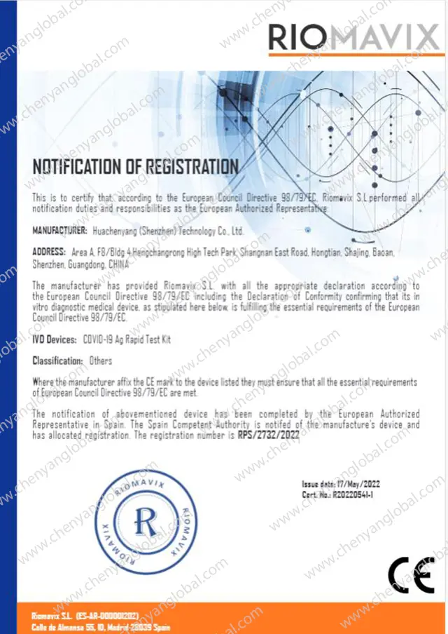 CE Registration