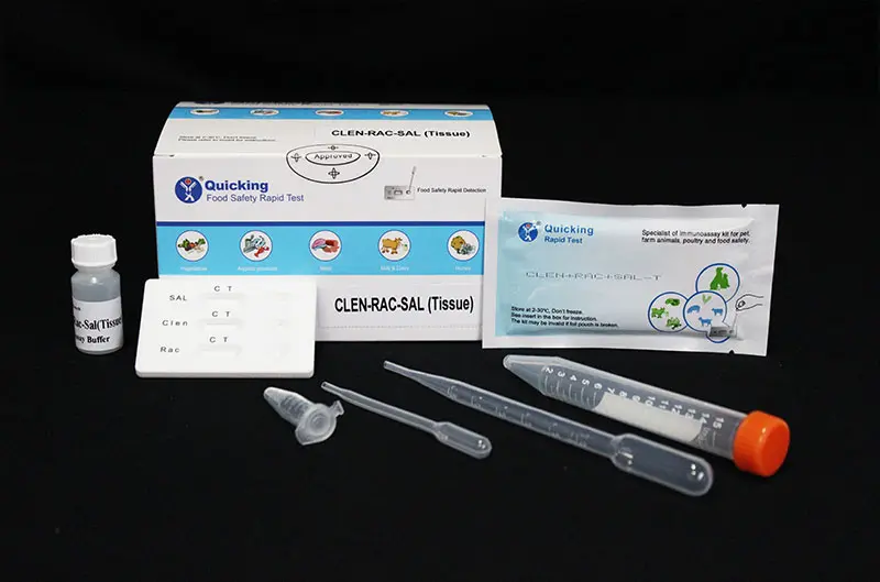 CLEN+RAC+SAL (T,3,5,8 ppb) Triple Rapid Test ( W81100-1 )