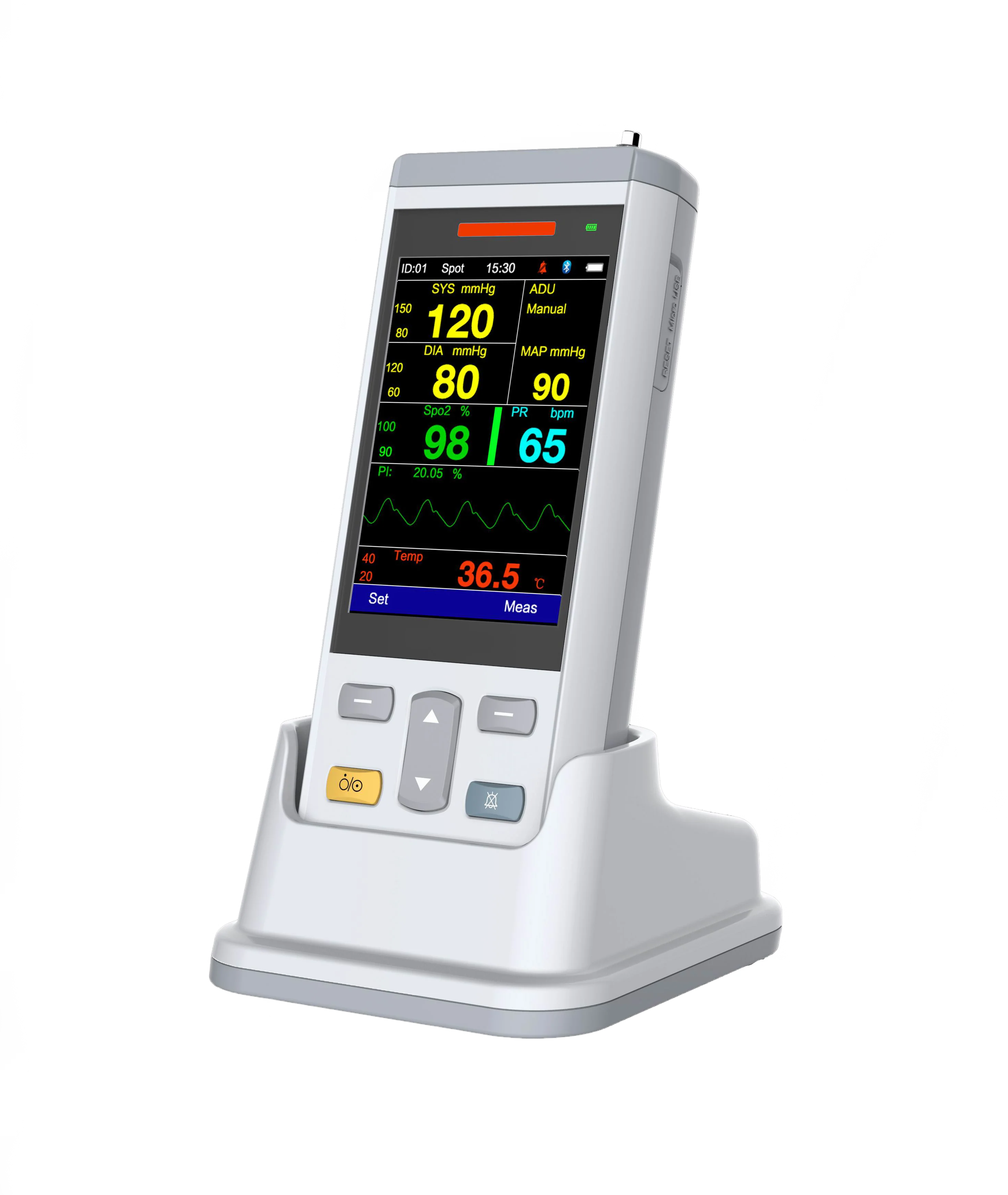 iPM-3  Portable Mini Monitor (SPO2 + NIBP + Mainstream + TEMP)